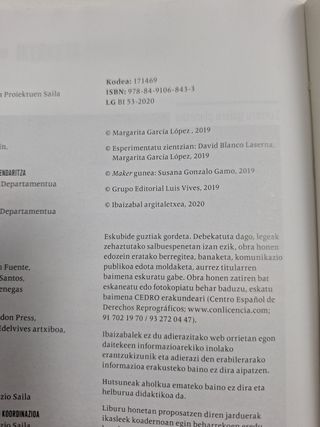 Libro Biología eta Geología 3 DBH Ibaiza