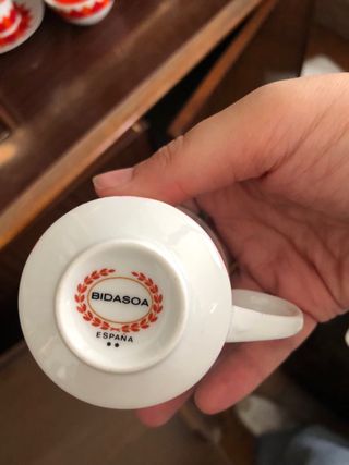 Juego de cafe porcelana Bidasoa