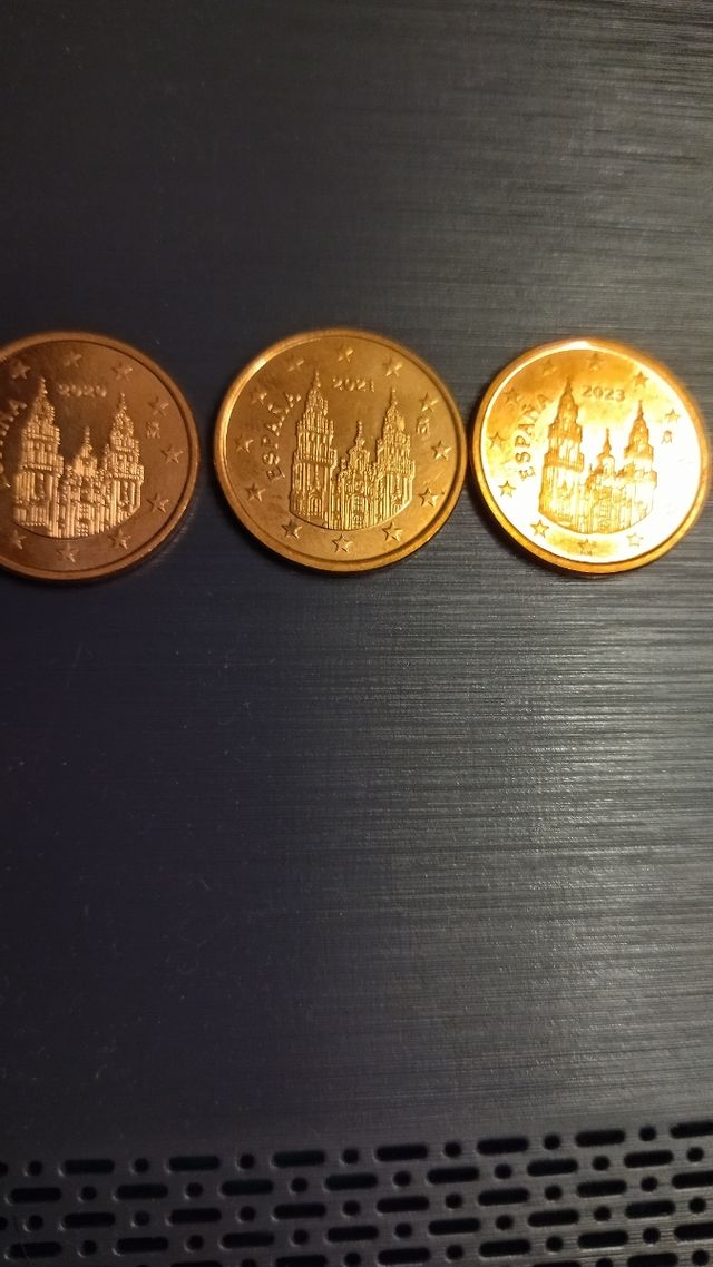 España 5ctms, 2020, 21 y 23