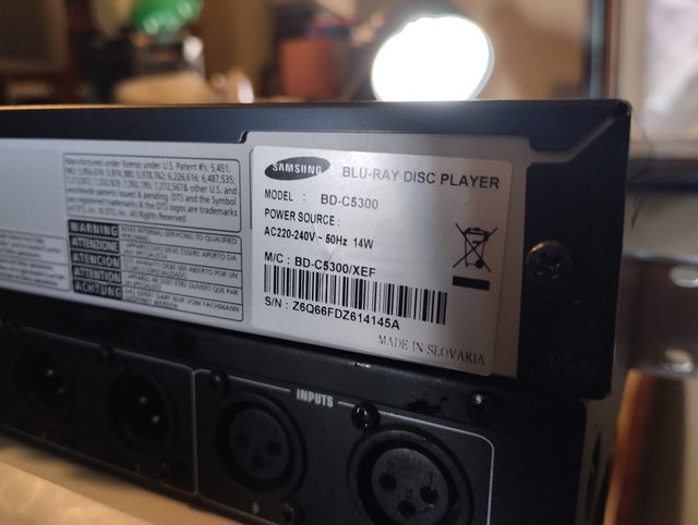 SAMSUNG (279) BLURAY DISC DVD CD bd-C5300