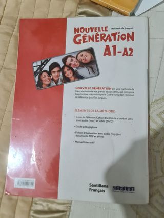 Libros A1-A2/A2-B1 francés nouvelle generation.