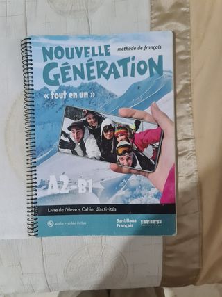 Libros A1-A2/A2-B1 francés nouvelle generation.