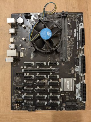ASUS B250 Mining Expert +4GB RAM + Intel G3930