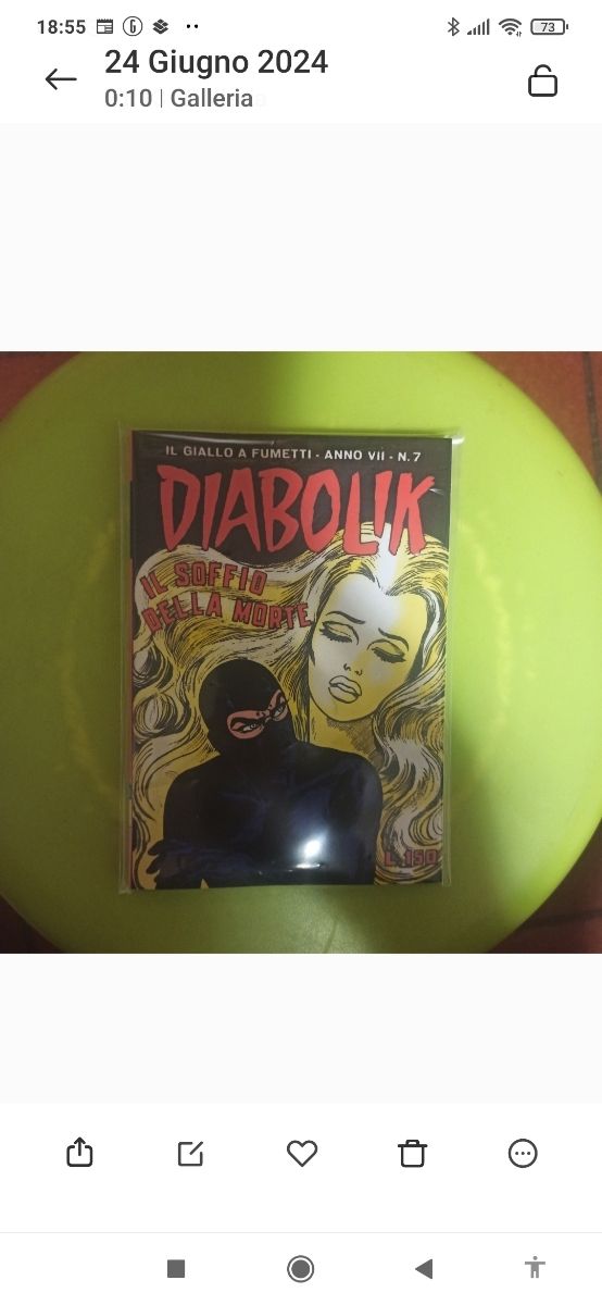 Diabolik anastatika anno VII