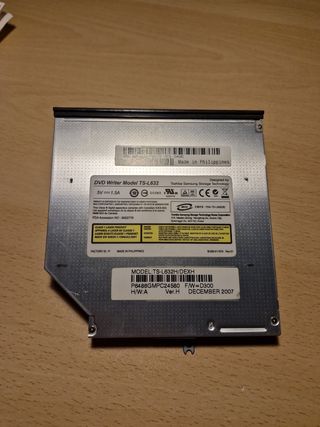 Unidad DVD para ordenador portátil