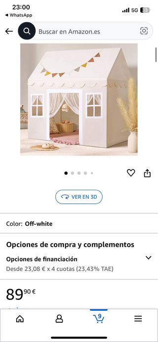 Casita para jugar