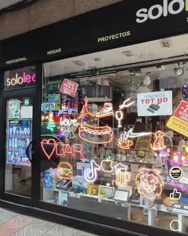 letrero de neón personalizado