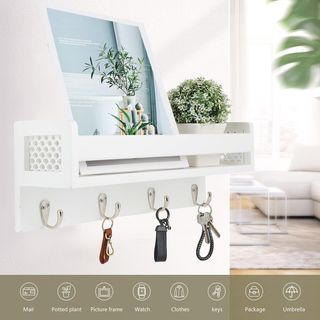 Estantes Flotantes de Madera Organizador