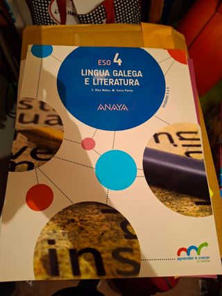 Libro lingua galega 4 eso anaya