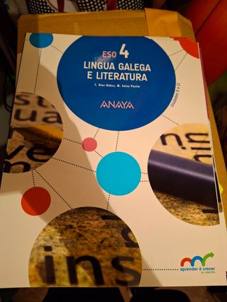 Libro lingua galega 4 eso anaya