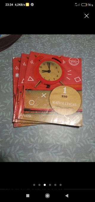 Libros de matemáticas de 1⁰ESO , Anaya