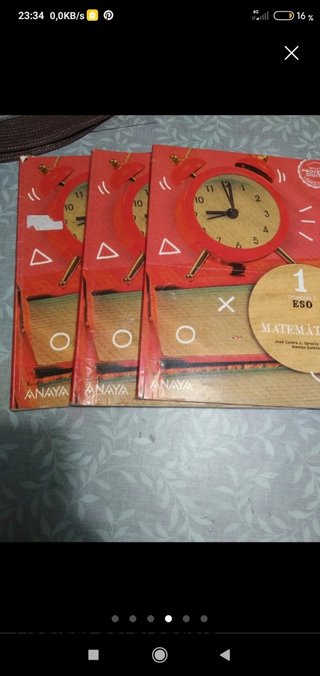 Libros de matemáticas de 1⁰ESO , Anaya