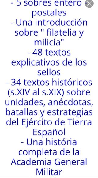 Álbum sellos El ejército de tierra