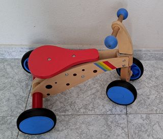 Triciclo madera para bebé