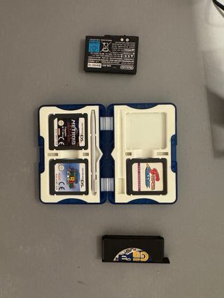 Videojuegos nintendo ds y bateria