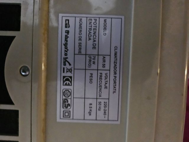 Climatizador portátil orbegozo