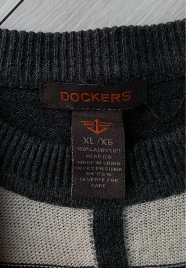 Jersey a cuadros Dockers Talla XL