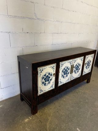 ✅aparador oriental madera maciza NUEVA