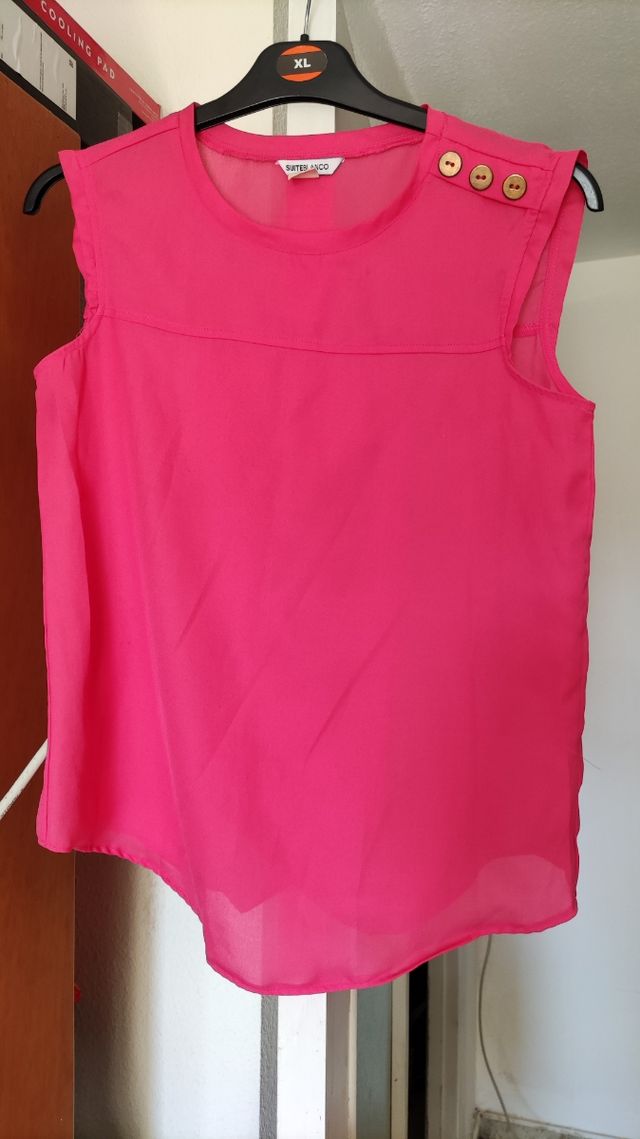 Blusa elegante rosa "BLANCO"
