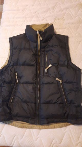 Piumino smanicato uomo blue side