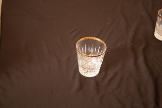 Vasos Yuguslavos Filos Dorados