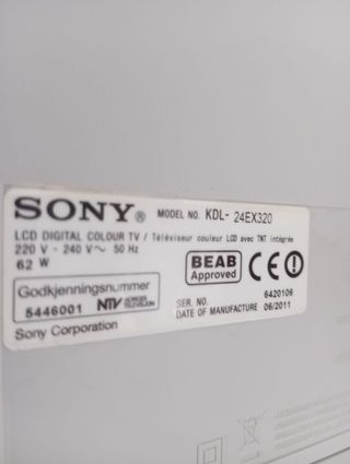 TELEVISOR BLANCO SONY BRAVIA