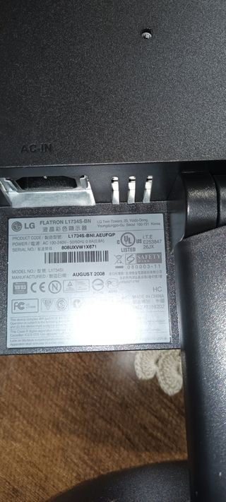 Monitor de PC , marca LG