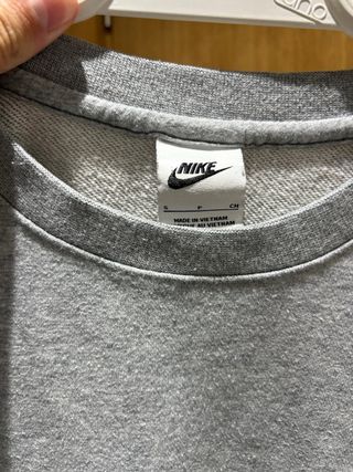 Sudaderas Nike gris y negro