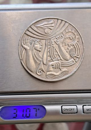 DIFICIL MEDALLA DE PLATA DE IRAK DE 1978