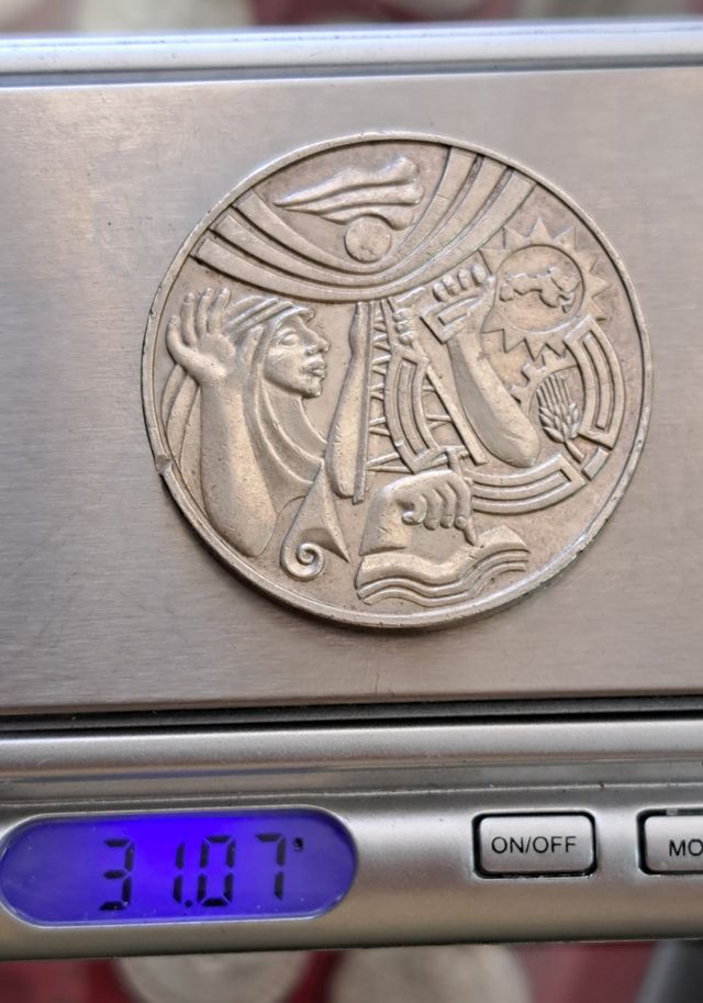DIFICIL MEDALLA DE PLATA DE IRAK DE 1978