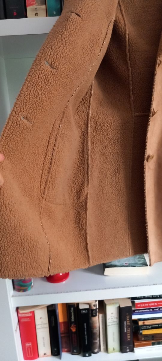 Abrigo borreguito camel