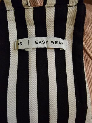 Vestido peto de rayas Easy Wear