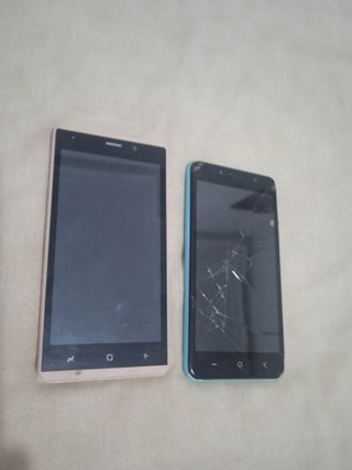 Teléfonos chinos pantalla rota. Funcionan y cargan