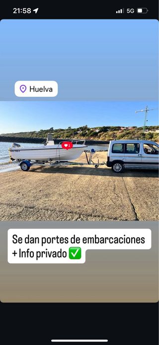 Alquiler remolque barco portes economicos