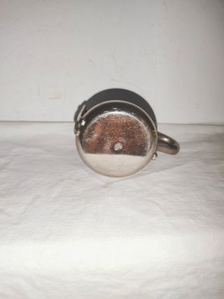 Antiguo colador plata cepador cedazo inglés