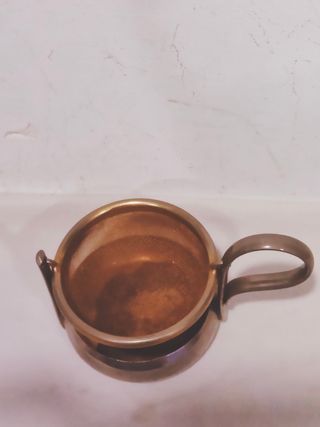 Antiguo colador plata cepador cedazo inglés