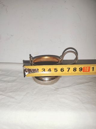 Antiguo colador plata cepador cedazo inglés