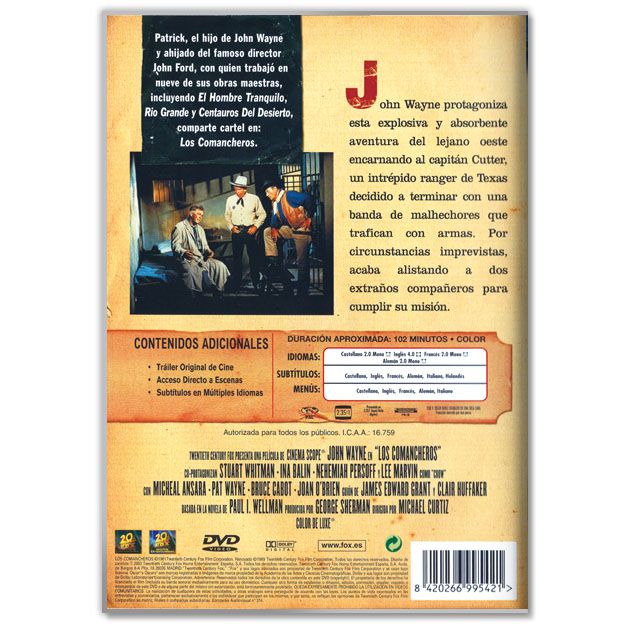 LOS COMANCHEROS (Western, John Wayne)
