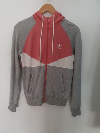 Sudadera tipo chaqueta adidas