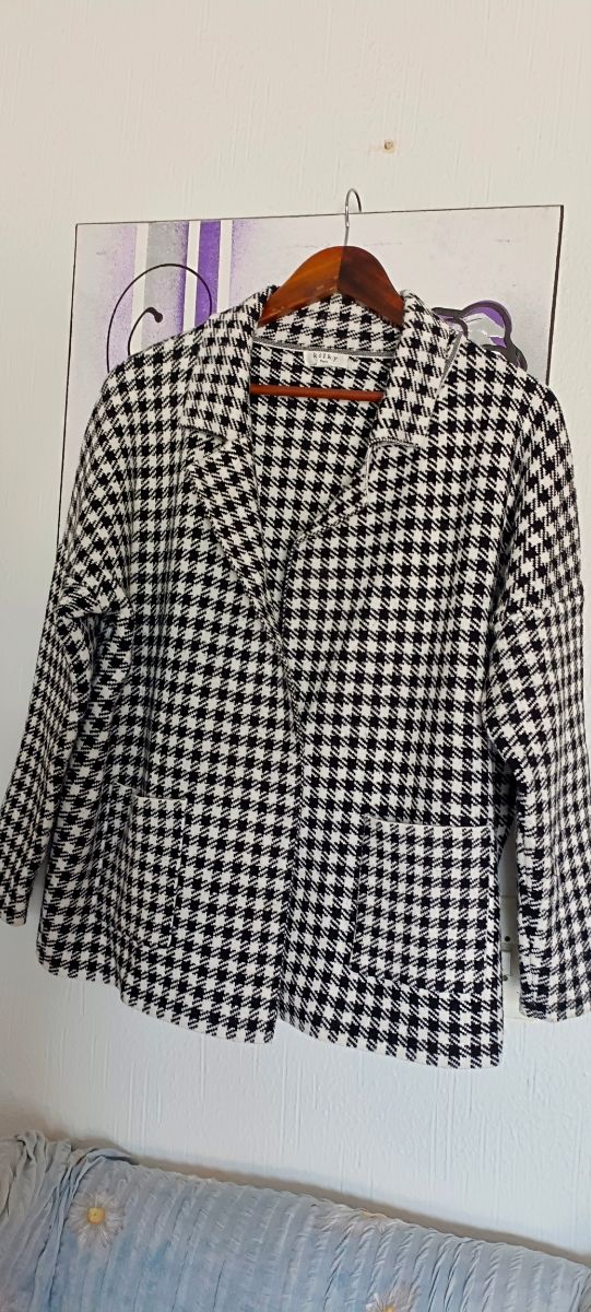 Chaquetón pata de gallo elástico 54/56