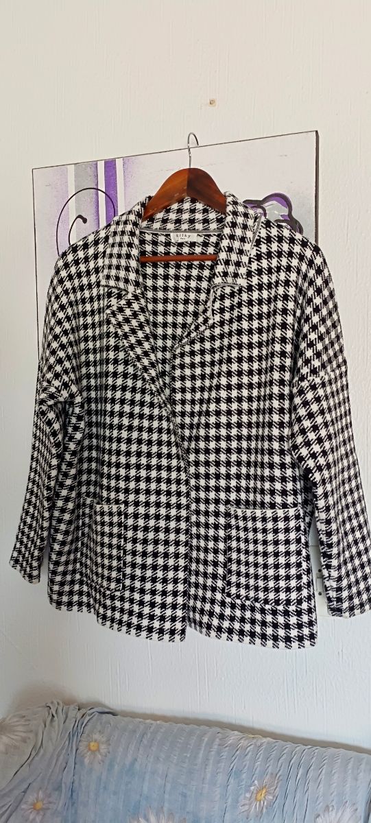 Chaquetón pata de gallo elástico 54/56