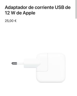 Pack 2 Cargador iPhone iPad 10W