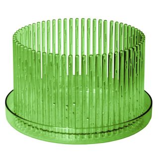 Set vaso e sottovaso per orchidee Orchitop L verde