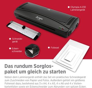 plastificadora 4 en 1 para A4. 75 - 125 micras