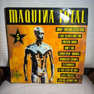 MAQUINA TOTAL 5 VINILO, LP X2 COMP. 1993 MAX MUSIC