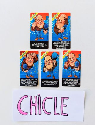 CROMOS CHICLE SONRIC'S SANTIAGO URRIALDE 1995