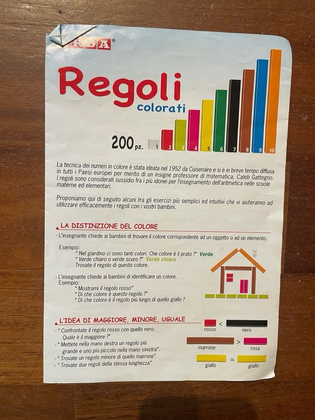 regoli per bimbi