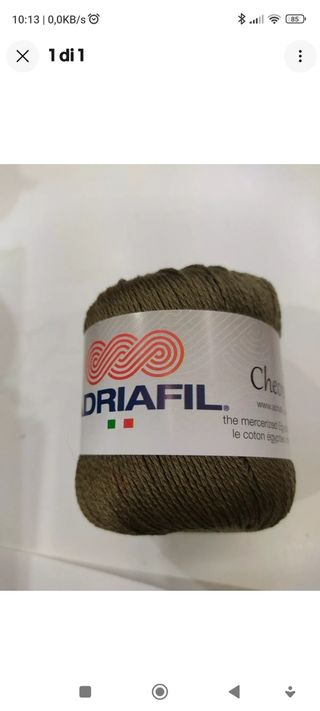 GR 400 gomitoli verde militare 100% cot