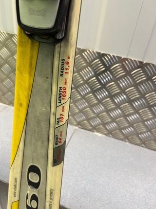 Esquís VOLKL P60 SC Racing 165 cm