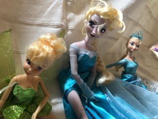 3 bambole elsa grande e piccola e trilly